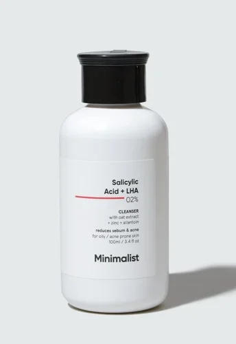 Salicylic Acid + LHA 2% Face Cleanser for Oily Acne Prone Skin