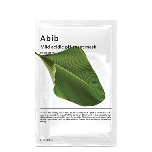 Mild Acidic pH Sheet Mask Heartleaf Fit