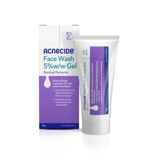 Face Wash Spot Treatment with 5% Benzoyl Peroxide 5% w/w Gel