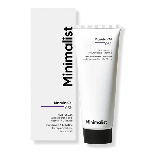 Face Moisturizer for Dry Skin with Marula Oil 5% & Hyaluronic Acid