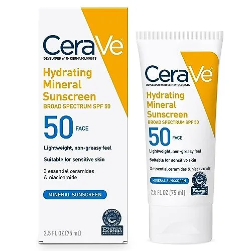Hydrating Mineral Sunscreen SPF 50 Face Lotion