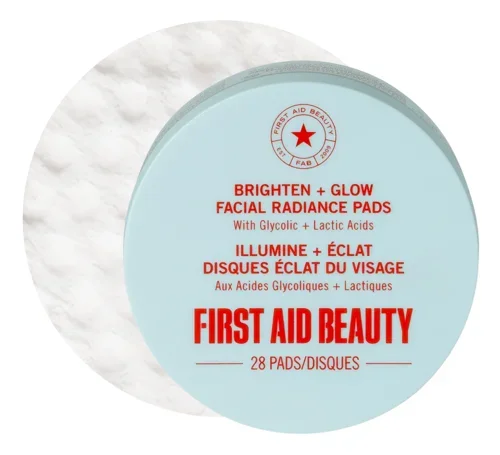Brighten + Glow Facial Radiance Pads with Glycolic + Lactic Acids