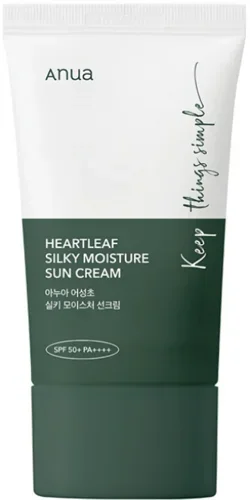 Heartleaf Silky Moisture Sun Cream
