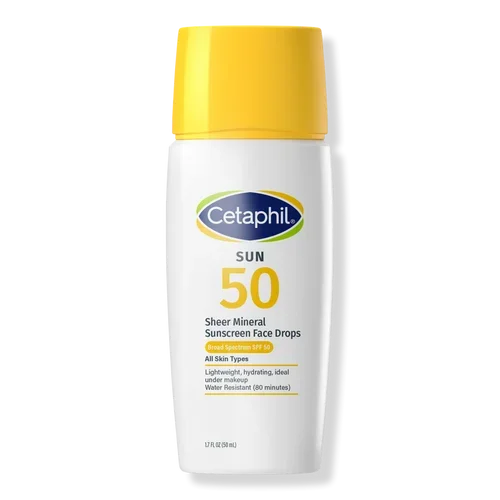 Sheer Mineral Sunscreen Face Drops SPF 50